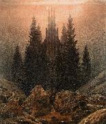The Cross in the Mountains Friedrich Johann Overbeck